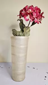 Crate And Barrel Vase Natural Round 12" Tall Versatile Home Decor - Picture 1 of 5
