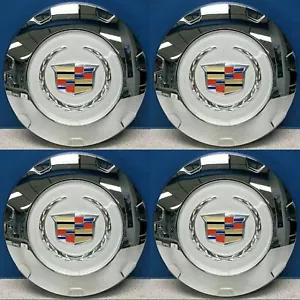 4 PCS NEW Cadillac Escalade 22 inch Wheel CENTER CAPS SET 9597355 - Picture 1 of 5