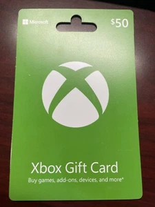 50$ XBOX GELDBÖRSE GESCHENKKARTE - NUR VERSAND - Bild 1 von 2