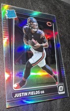 2021 Justin Fields Donruss Optic #204 Silver Holo - Rated Rookie Card RC