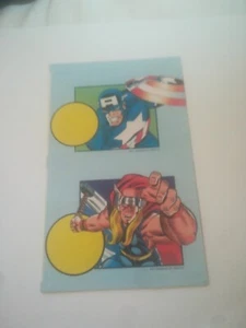 Marvel Serie Di 2adesivi Capitan America Thor - Foto 1 di 2