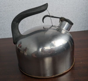 Vintage Revere Ware Whistling Kettle Stovetop Water Only - Picture 1 of 24