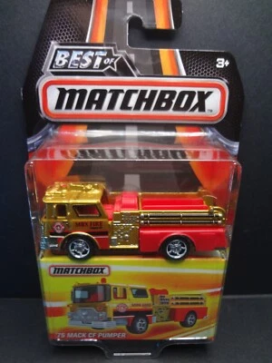 MB 火柴盒 1975 MACK CF Pumper - 2015 年最佳火柴盒 — 第 1/2 张图片