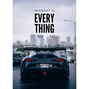Motivational Poster Toyota Supra Mk5 Inspiring Text #003 - Picture 1 of 14
