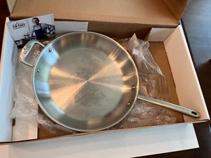 ALL CLAD 14" STAINLESS STEEL FRY SAUTE PAN TK THOMAS KELLER MADE IN USA w BOX - Picture 1 of 6
