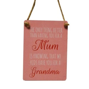 Vintage Metal Miniature Decorative Wall Hanging Sign Gift for Mum - Picture 1 of 2