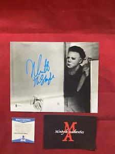 Foto firmada de Nick Castle 8X10 Halloween Michael Myers Beckett autografiada Certificado de Autenticidad - Imagen 1 de 4