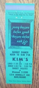 MADE IN THE WEST FOR THE WEST: KIM'S (BURLINGAME, CALIFORNIA) -F15 - Picture 1 of 1