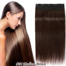THICK ONE PIECE CLIP IN HUMAN HAIR EXTENSIONS REAL REMY HAIR 14"16"18"20"22"24"