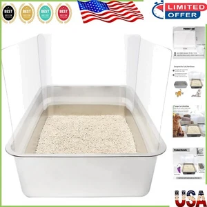 Pee Protection for Cats: Transparent 3-Pack Litter Box Shields, 14.5"x11.5" - Picture 1 of 8