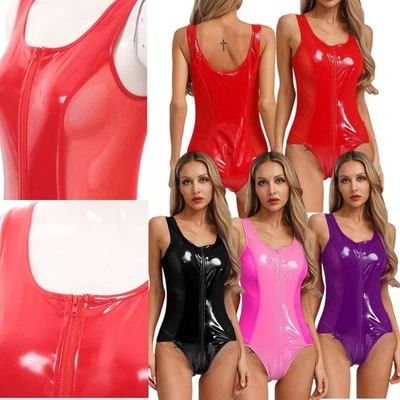 Women Bodysuit Catsuit Leortard Carnival Jumpsuit Gymnastic Adult Lingerie - Изображение 1 из 4