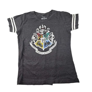 Hogwarts T-Shirt Harry Potter Universal Studios Unisex Gray Youth Size L JH1836 - Picture 1 of 6