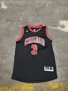 Chicago Bulls Dwayne Wade #3 Adidas NBA Basketball Jersey Men’s Large - Picture 1 of 8
