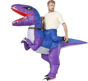FXICH inflatable Dinosaur Costumes for adult Inflatable T-rex Costume Blow up D - Picture 1 of 5