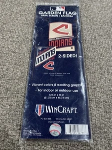 Cleveland Indianer 2-seitige Gartenflagge 12,5 x 18 Zoll WinCraft - Bild 1 von 3