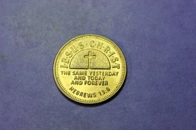 FICHA-MEDALLA-JESUCRISTO-MAJESTAD CRISTIANA Foto 1 de 2