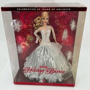 Holiday Barbie 2008 Barbie Collector Celebrating 20 Years of Holiday Mattel NIB - Picture 1 of 10