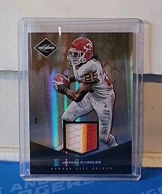 Jamaal Charles 2011 Panini Limited Prime Game Worn Jersey /50 Chiefs - Image 1 of 2