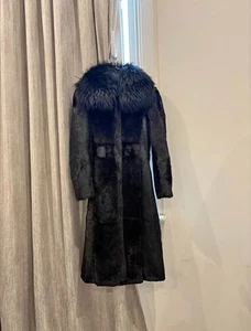Philosophy Di Lorenzo Serafini Real fur black coat - Picture 1 of 7