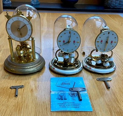 3 German 400-Day Anniversary Clocks - 2 Schatz, 1 Kern & Sohne (See Description) - Image 1 of 4