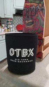 Wood Growler CARRIER + Koozie OTBX Old Town Beer Exchange Huntsville Alabama - Picture 1 of 7