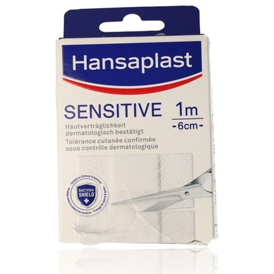 ANGEBOT Hansaplast Sensitive besonders hautfreundliches Wundpflaster 6cm x 1m - Bild 1 von 2