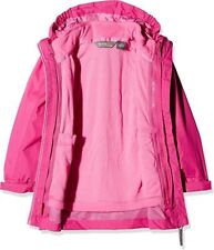 Regatta Luca Kids Girls 3 in 1 Waterproof Jacket & Fleece Rain Coat RRP £60 