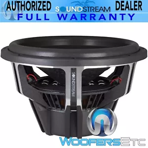 SOUNDSTREAM RESERVE RSW.154 15" 2600W DUAL 4-OHM CAR SUBWOOFER BASS SPEAKER NEW - Picture 1 of 5