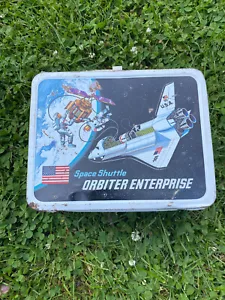 King-Seeley Thermos Co Space Shuttle Orbiter Enterprise Lunchbox 1977 w/ Thermos - Picture 1 of 20