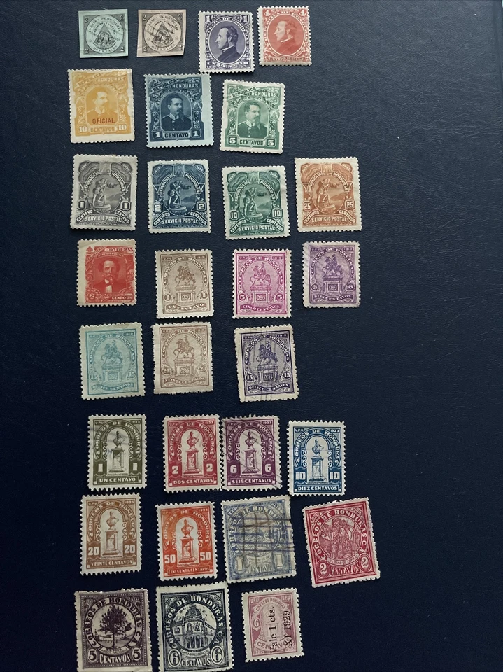 Honduras 1866-1929, Various 29 Stamps,16 Mints,13 Used, See Photos - Image 1 of 4