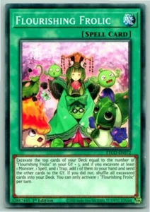 Flourishing Frolic - Mint / Near Mint Condition YUGIOH Card - Picture 1 of 1