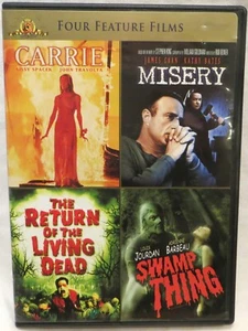 Carrie / Misery / The Return of the Living Dead / Swamp Thing 4-Disc DVD - Picture 1 of 1