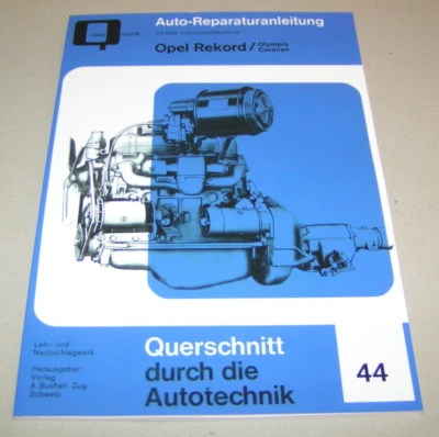 Manual De Reparación Opel Rekord P1 + P2, Olympia Rekord / Caravan - Desde 1953 - Imagen 1 de 2