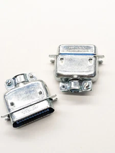 1 PC. Conector Centronics Micro Cinta 24 Polos Macho Metal Cubierta Amphenol - Imagen 1 de 2