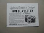 "1960 Zeiss Ikon Contaflex Super Camera" vintage ad from private collection