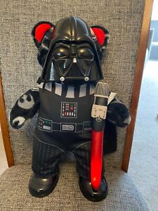 Build A Bear Star Wars Bear With Darth Vader Outfit Mask, Lightsaber Cloak Boots