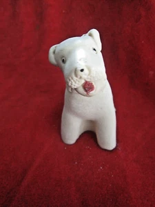 Vintage Small White Terrier Dog Figurine marked 1945 - Picture 1 of 12