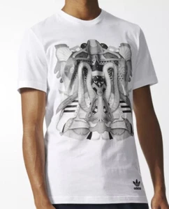 Adidas Originals Montage T-Shirt Men Sz Xl White BK7597 NWT - Picture 1 of 2