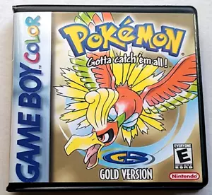 Pokemon Versione Oro SOLO CUSTODIA Game Boy Scatola Colore MIGLIORE QUALITÀ Pokémon - Foto 1 di 6
