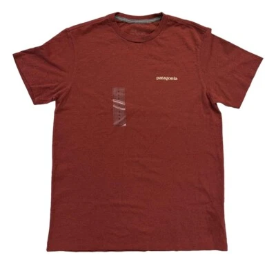 Camiseta Patagonia Para Hombre Fitz Roy Icon Responsibili (Rojo Manglar) 37665 NUEVA Foto 1 de 2