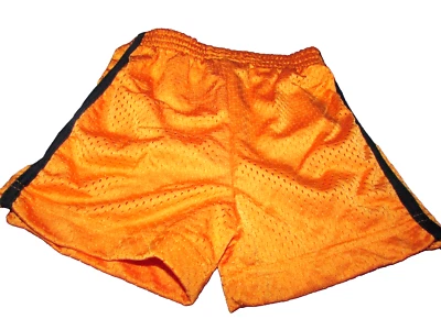 Pantalón Corto Deportivo 2 Capas Poliéster Amarillo con Rayas Laterales Negras 4T (Bebé 40) Foto 1 de 4