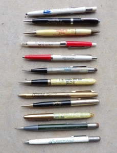 Lot of 12 Vintage Advertising Ink Pens Pencils Altoona Pa Moose Cohen Cowan PPG - Picture 1 of 4