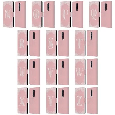 OFFICIAL NATURE MAGICK ROSE GOLD MONOGRAM 2 LEATHER BOOK CASE FOR ONEPLUS PHONES - Image 1 of 4