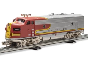 Menards O Gauge POWERED Santa Fe F3 Diesel Locomotive - WAR BONNET - Version 4.5 - Picture 1 of 6