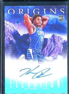 2023-24 Panini Origins #ES-KBC Kobe Brown Elevation Signatures Turquesa #/15 - Imagen 1 de 2