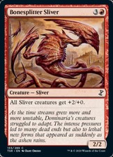 FOIL Bonesplitter Sliver - Time Spiral Remastered - Pack Fresh M/NM - MTG