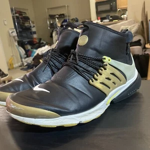 Nike Air Presto Mid Utility Herren 14 Schwarz Gelb GOLD Kupfer 859524-002 Turnschuhe - Bild 1 von 8