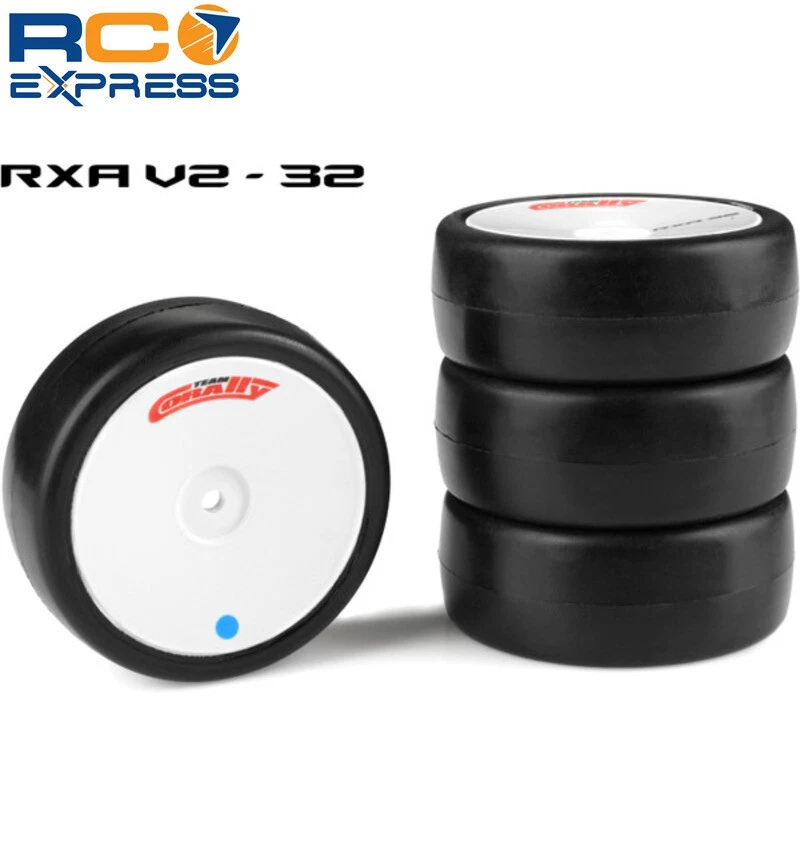 Corally Attack Rxa V2 Tires 1/10 Ep Touring 32 Shore Asphalt (4) COR14753-32 - Image 1 of 1