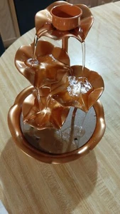 Avon Feng Shui Cascading fountain water copper color. plastic - Picture 1 of 4