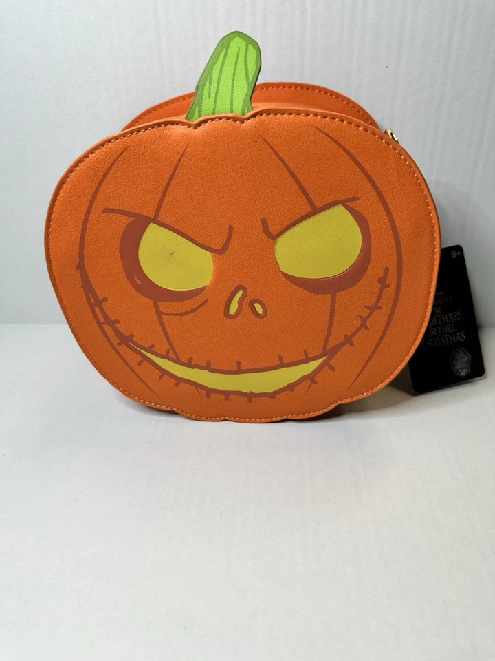 Cartera Bandolera Loungefly Disney Pesadilla Antes de Navidad Jack Brillo Oscuro Nueva con Etiquetas Foto 1 de 4